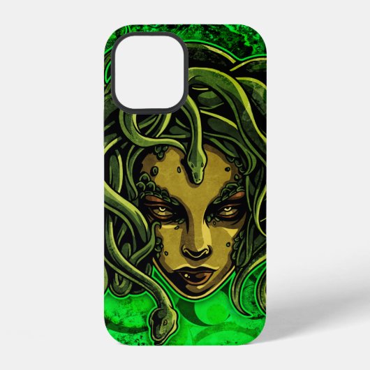 Coque iPhone 12 Méduse (Verso)