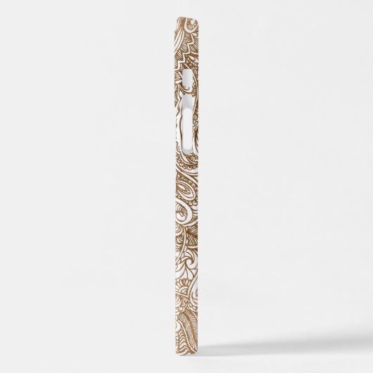 Coque iPhone 12 Mehendi Henna (Côté gauche)