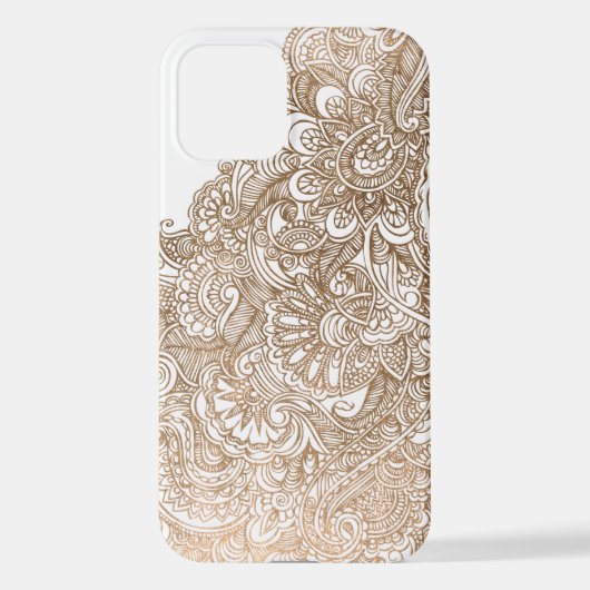 Coque iPhone 12 Mehendi Henna (Verso)