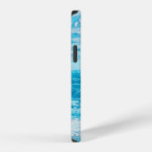 Coque iPhone 12 Mer bleue (Côté droit)