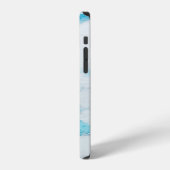 Coque iPhone 12 Mer bleue (Côté gauche)