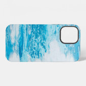 Coque iPhone 12 Mer bleue (Verso Horizontal)
