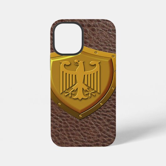 Coque iPhone 12 Mini Aigle allemand (Verso)