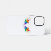 Coque iPhone 12 Mini Ailes arc-en-ciel douces (Verso Horizontal)