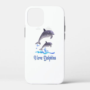 Coque iPhone 12 Mini Amour de dauphin