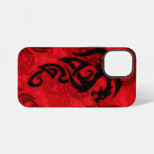 Coque iPhone 12 Mini Année chinoise de l'art du dragon (Verso Horizontal)