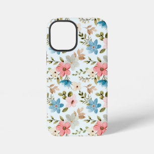 Coque iPhone 12 Mini Aquarelle Fleur sauvage motif floral-67676