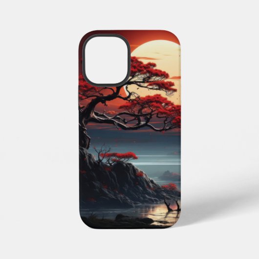 Coque iPhone 12 Mini Arbre Bonsaï (Verso)