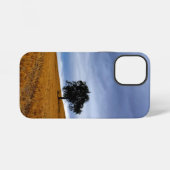 Coque iPhone 12 Mini Arbre dans un champ de blé (Verso Horizontal)