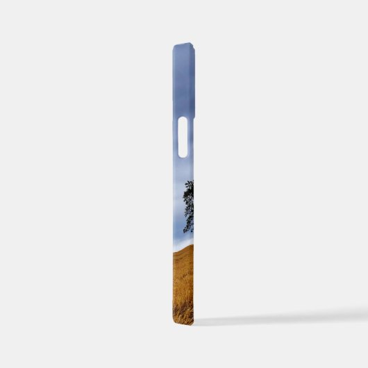 Coque iPhone 12 Mini Arbre dans un champ de blé (Côté droit)
