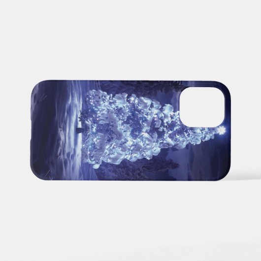 Coque iPhone 12 Mini Arbre de Noël (Verso Horizontal)