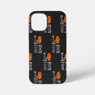 Coque iPhone 12 Mini Arceaux de basketball, Cadeau pour joueur de baske