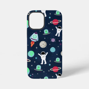 Coque iPhone 12 Mini Astronautes Planètes Fusées et Aliens