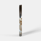 Coque iPhone 12 Mini bague diamant scintillant or (Côté droit)