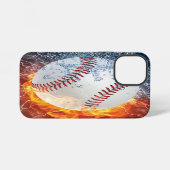 Coque iPhone 12 Mini Balle de baseball (Verso Horizontal)