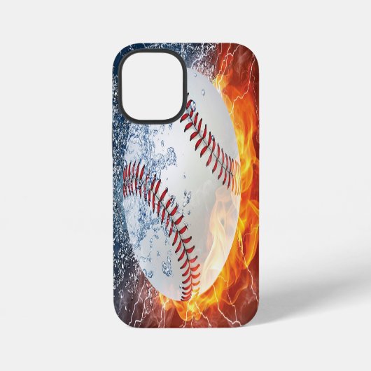 Coque iPhone 12 Mini Balle de baseball (Verso)