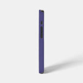 Coque iPhone 12 Mini Bandes de couleurs violettes (Côté gauche)