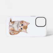 Coque iPhone 12 Mini Bébé Chat Adorable Félin Mignon (Verso Horizontal)