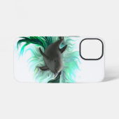 Coque iPhone 12 Mini Bébé dauphin (Verso Horizontal)