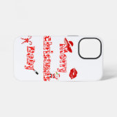 Coque iPhone 12 Mini Bébé de Noël (Verso Horizontal)