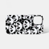 Coque iPhone 12 Mini Bébés pandas (Verso Horizontal)
