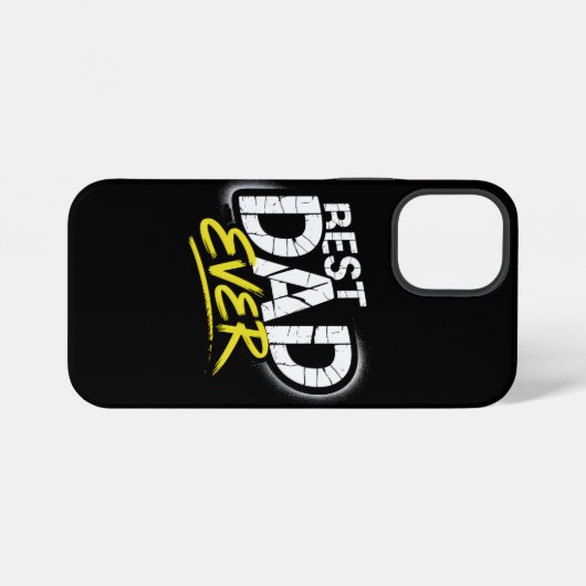 Coque iPhone 12 Mini Best Dad Ever Graffiti Art (Verso Horizontal)