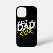 Coque iPhone 12 Mini Best Dad Ever Graffiti Art (Verso)