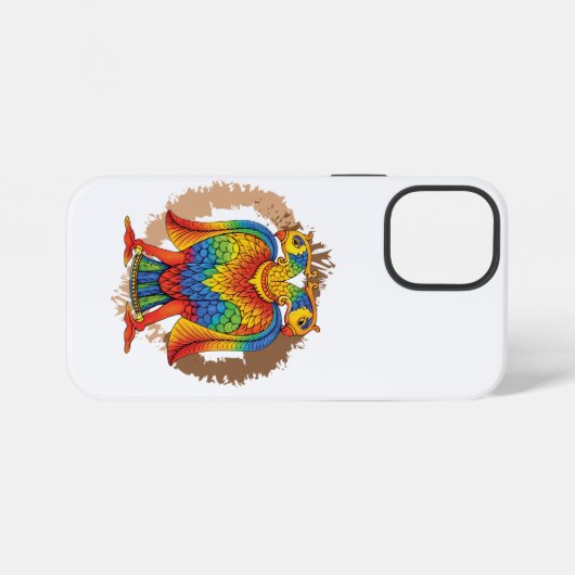 Coque iPhone 12 Mini bherunda bird (Verso Horizontal)