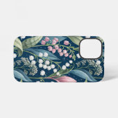 Coque iPhone 12 Mini Birth Flower Botanical Design (Verso Horizontal)