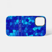 COQUE iPhone 12 MINI BLEU (Verso Horizontal)