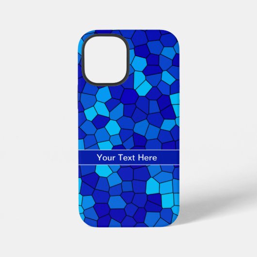 COQUE iPhone 12 MINI BLEU (Verso)