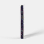 Coque iPhone 12 Mini Blue, green, purple, pink squares with stripes (Côté droit)