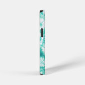 Coque iPhone 12 Mini Blue Hearts Tie Dye (Côté droit)