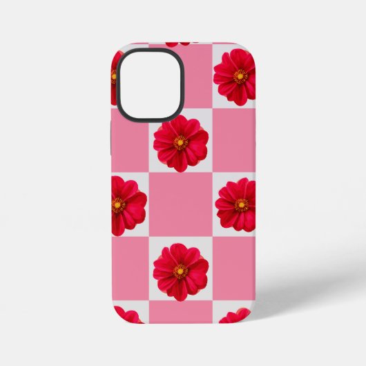Coque iPhone 12 Mini Boîtes de téléphone à fleurs mignonnes (Verso)