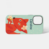 Coque iPhone 12 Mini Boîtier Case-Mate iPhone au nom de renarde mignonn (Verso Horizontal)