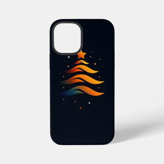 Coque iPhone 12 Mini Boîtier robuste pour iPhone 12 Mini arbre de Noël (Verso)