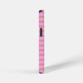 Coque iPhone 12 Mini Boîtier téléphonique en bande rose mignonne (Côté droit)