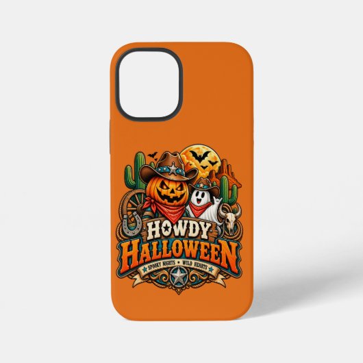 Coque iPhone 12 Mini Bonjour Halloween (Verso)