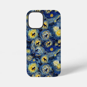 Coque iPhone 12 Mini Boo22 Artiste Caniche Boho Floral – Caniche Coloré