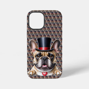 Coque iPhone 12 Mini Bouledogue français Cylindre Bouledogue Français