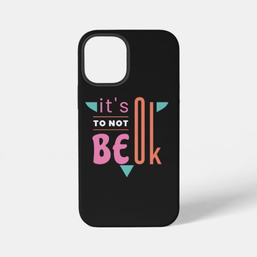 Coque iPhone 12 Mini Ça ne va pas. (Verso)