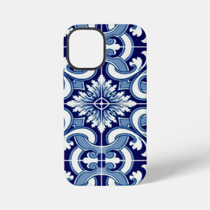 Coque iPhone 12 Mini Carreau bleu portugais