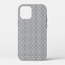 Carrelage de style espagnol noir et blanc