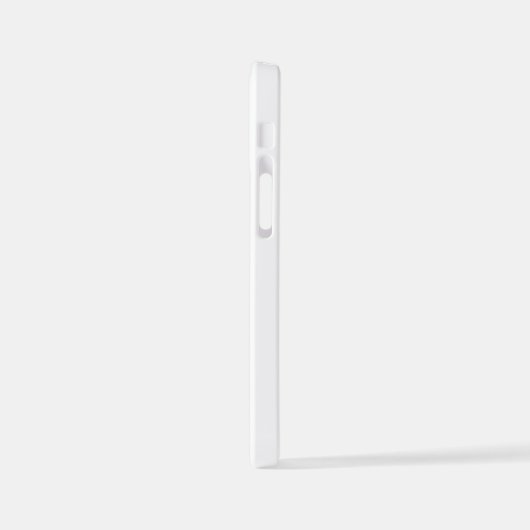 Coque iPhone 12 Mini Cat dit bonjour (Côté gauche)