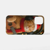 Coque iPhone 12 Mini Cat iPhone 12 Mini Case Playing Christmas Music (Verso Horizontal)