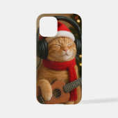 Coque iPhone 12 Mini Cat iPhone 12 Mini Case Playing Christmas Music (Verso)