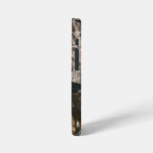 Coque iPhone 12 Mini Cerf disant bonjour (Côté gauche)