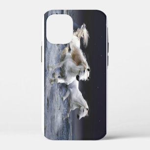 Coque iPhone 12 Mini Cheval courant coussin de jet