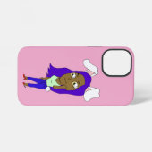 Coque iPhone 12 Mini Chibi Lapine Féminine (Verso Horizontal)