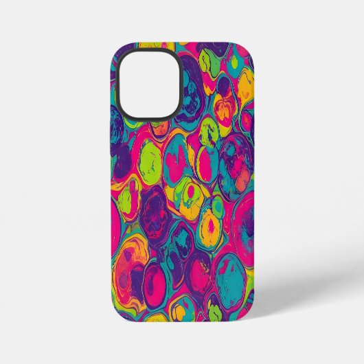 Coque iPhone 12 Mini Chic multicolore (Verso)